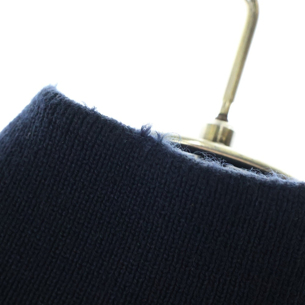MONCLER(モンクレール) MAGLIONE TRICOT GARDIGAN E20919412700 9466 マグリオン ニット切替 ダウンジャケット ネイビー