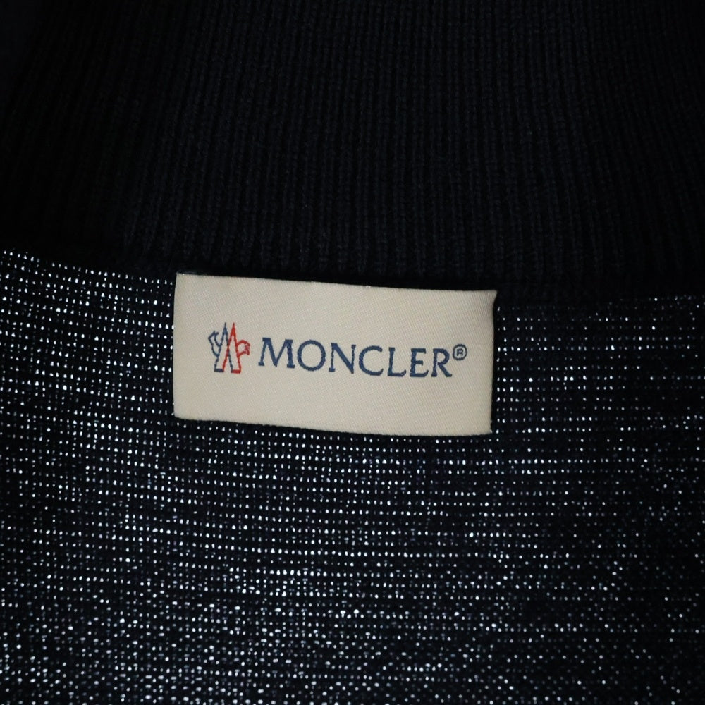 MONCLER(モンクレール) MAGLIONE TRICOT GARDIGAN E20919412700 9466 マグリオン ニット切替 ダウンジャケット ネイビー