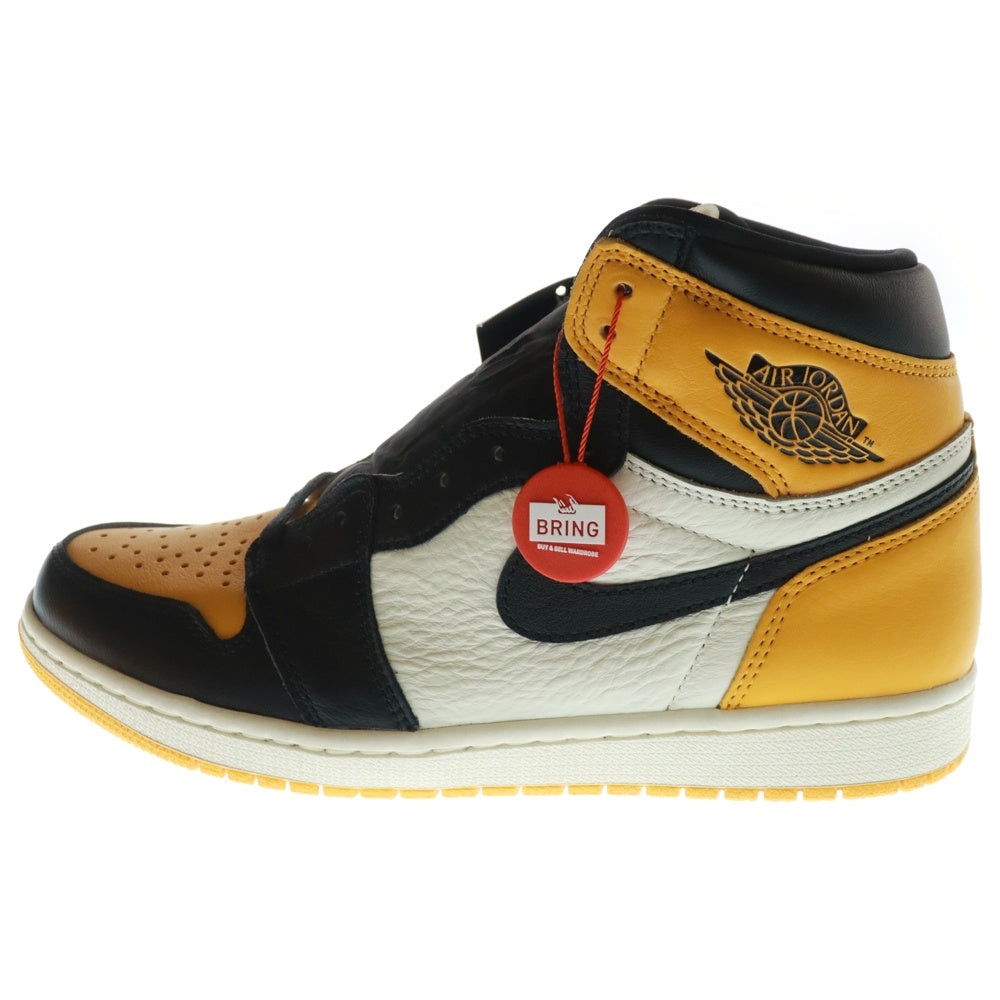 NIKE(ナイキ) AIR JORDAN 1 RETRO HIGH OG TAXI 555088-711 エアジョーダン1 レトロ タクシー ハイカットスニーカー イエロー/ホワイト/ブラック US9.5/27.5cm