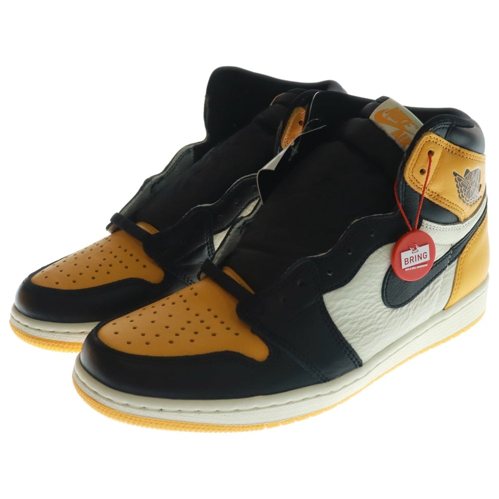 NIKE(ナイキ) AIR JORDAN 1 RETRO HIGH OG TAXI 555088-711 エアジョーダン1 レトロ タクシー ハイカットスニーカー イエロー/ホワイト/ブラック US9.5/27.5cm