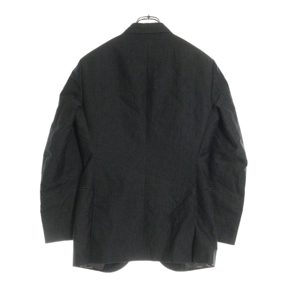 LOUIS VUITTON(ルイヴィトン) 22AW モノグラムエンボス テーラードジャケット グレー RM222Q NN1 HKJ42E
