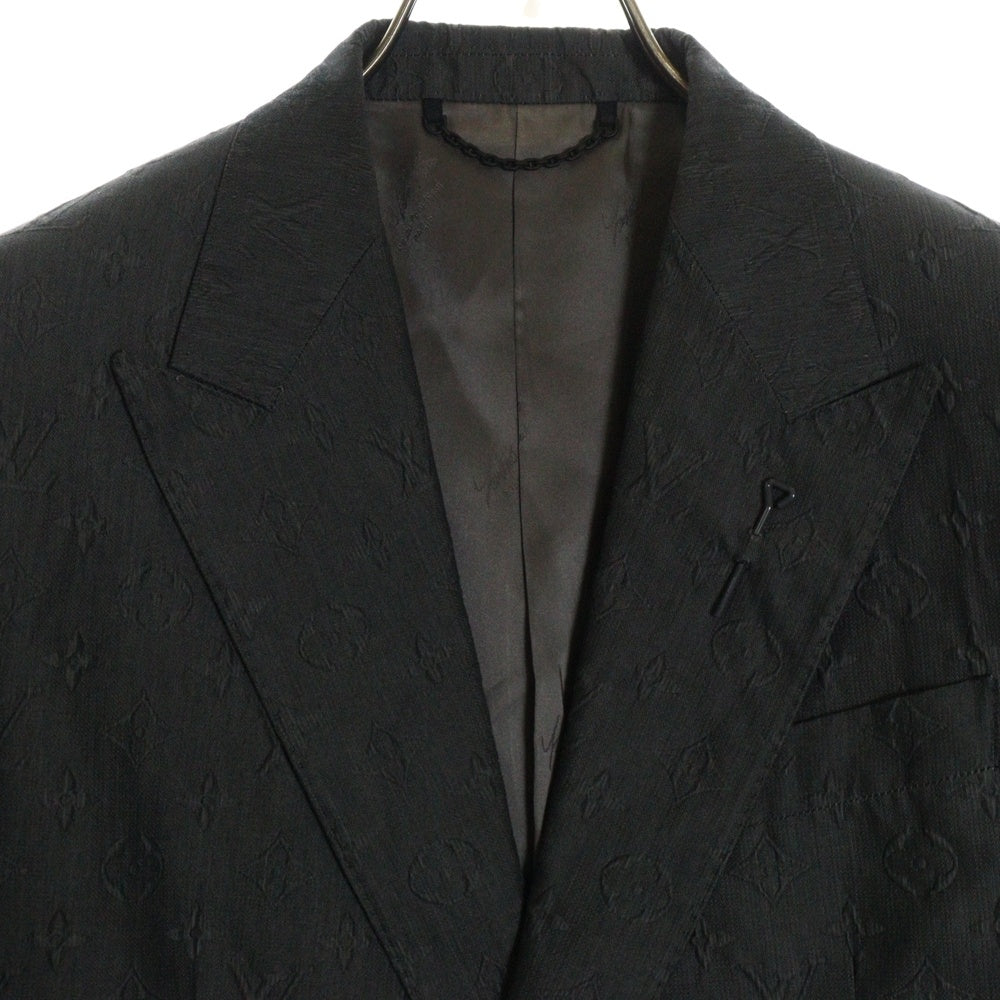 LOUIS VUITTON(ルイヴィトン) 22AW モノグラムエンボス テーラードジャケット グレー RM222Q NN1 HKJ42E