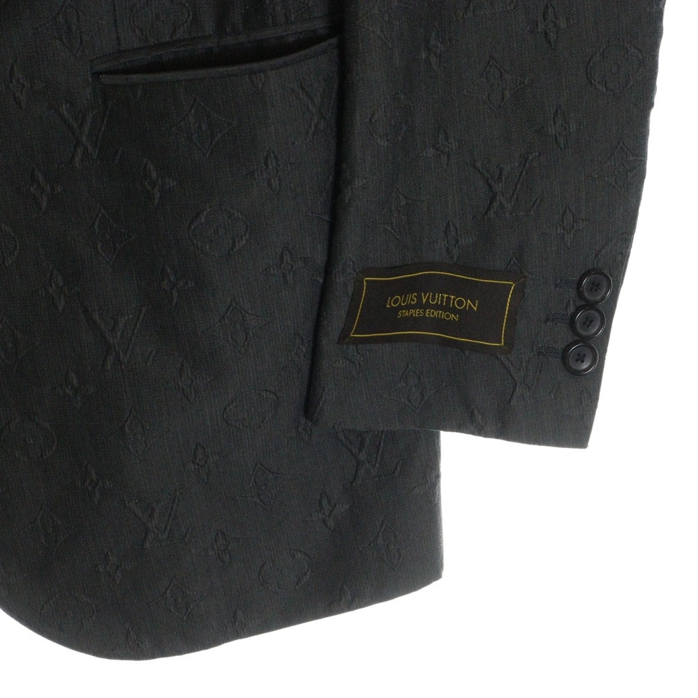 LOUIS VUITTON(ルイヴィトン) 22AW モノグラムエンボス テーラードジャケット グレー RM222Q NN1 HKJ42E