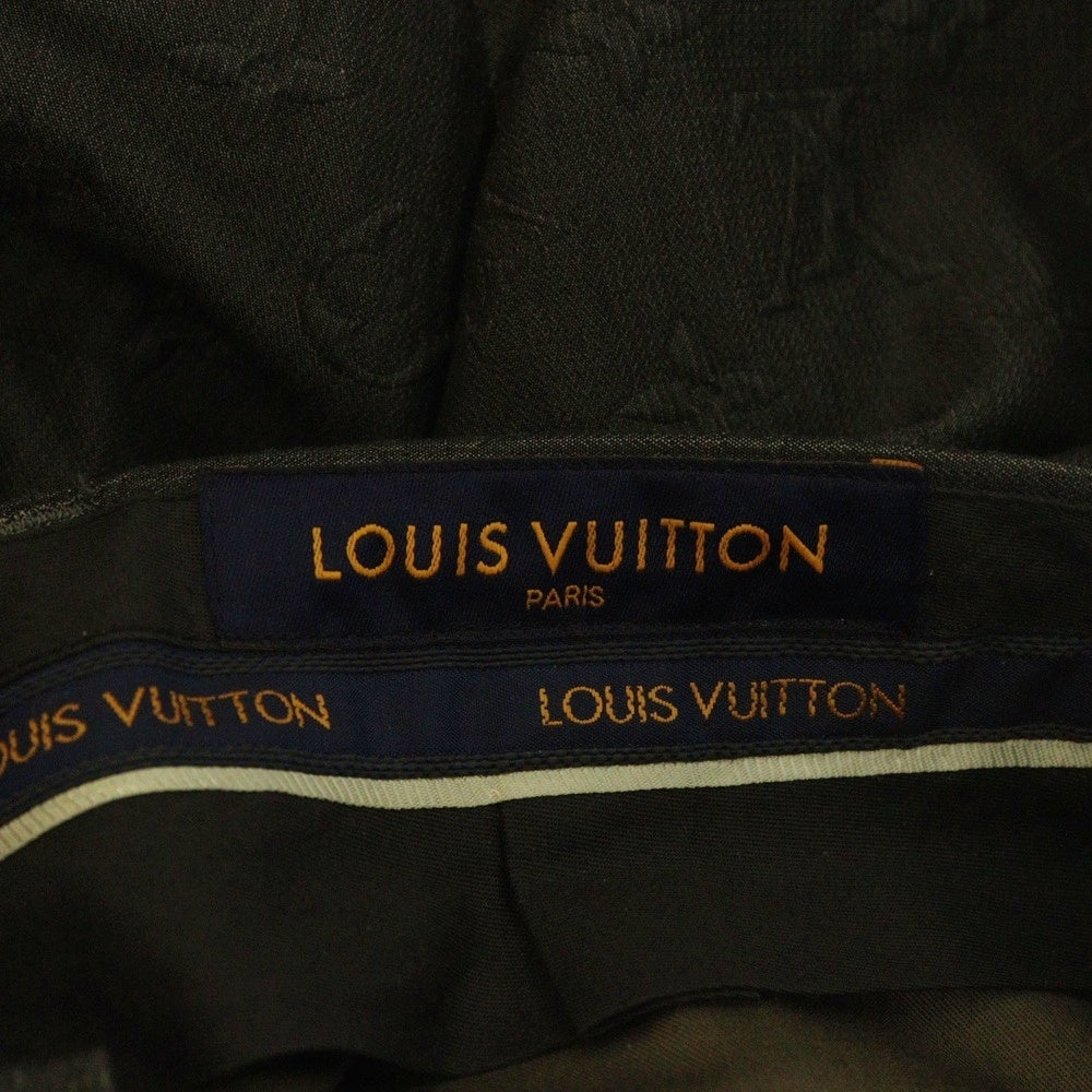 LOUIS VUITTON(ルイヴィトン) 22AW モノグラムエンボス スラックスパンツ グレー RM222Q NN1 HKP42W