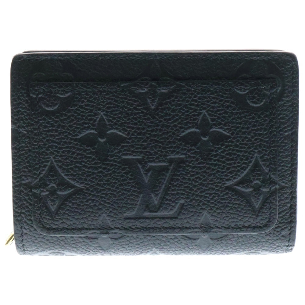LOUIS VUITTON(ルイヴィトン) モノグラム アンプラント ポルトフォイユ クレア ウォレット 2つ折り財布 ブラック M80151