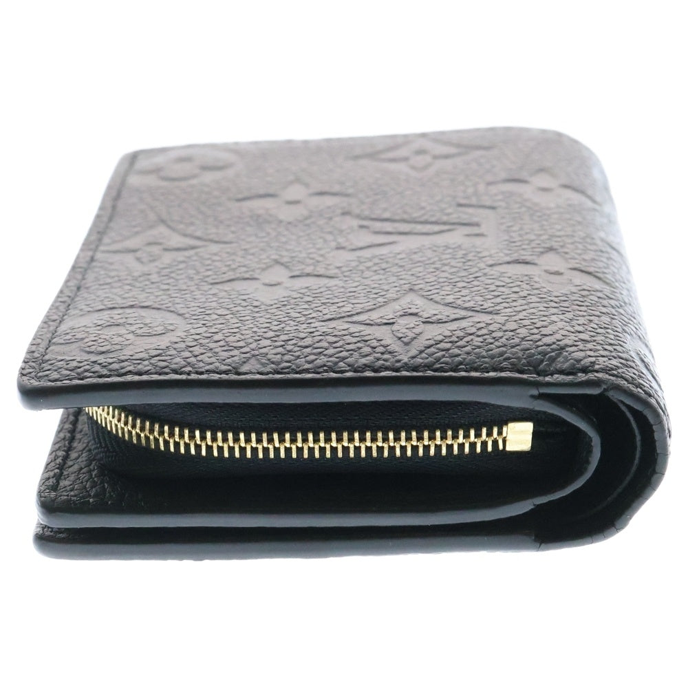 LOUIS VUITTON(ルイヴィトン) モノグラム アンプラント ポルトフォイユ クレア ウォレット 2つ折り財布 ブラック M80151