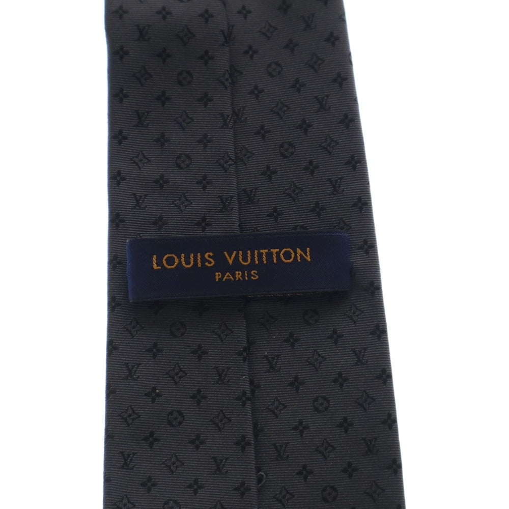 LOUIS VUITTON(ルイヴィトン) ネオモノグラミッシム シルク ネクタイ ブラック M75989