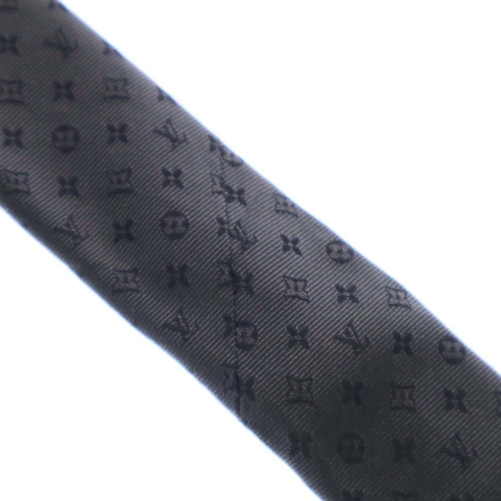 LOUIS VUITTON(ルイヴィトン) ネオモノグラミッシム シルク ネクタイ ブラック M75989
