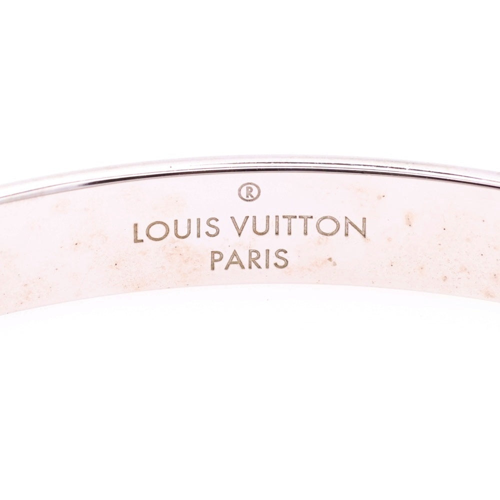 LOUIS VUITTON(ルイヴィトン) カフ ナノグラム ブレスレット シルバー M00249