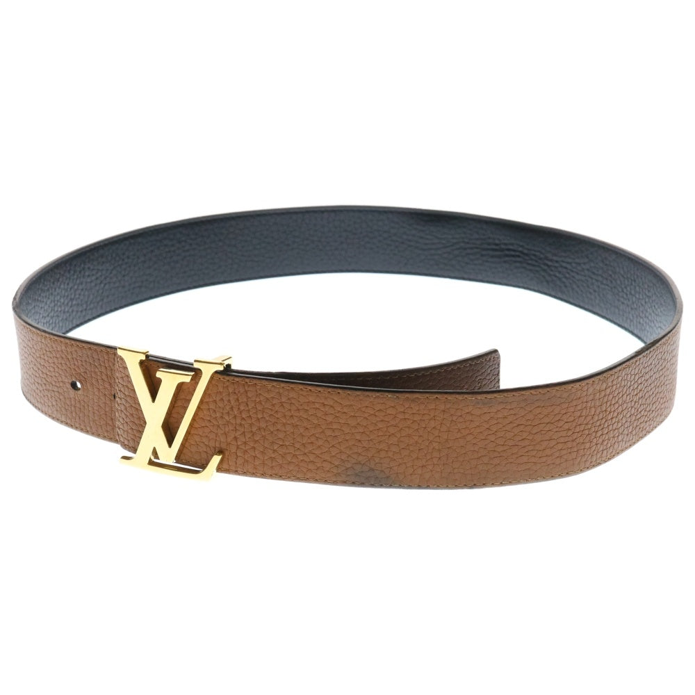 LOUIS VUITTON(ルイヴィトン) サンチュール LVイニシアル リバーシブル ベルト ブラック/ブラウン M9151