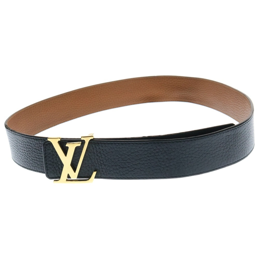 LOUIS VUITTON(ルイヴィトン) サンチュール LVイニシアル リバーシブル ベルト ブラック/ブラウン M9151