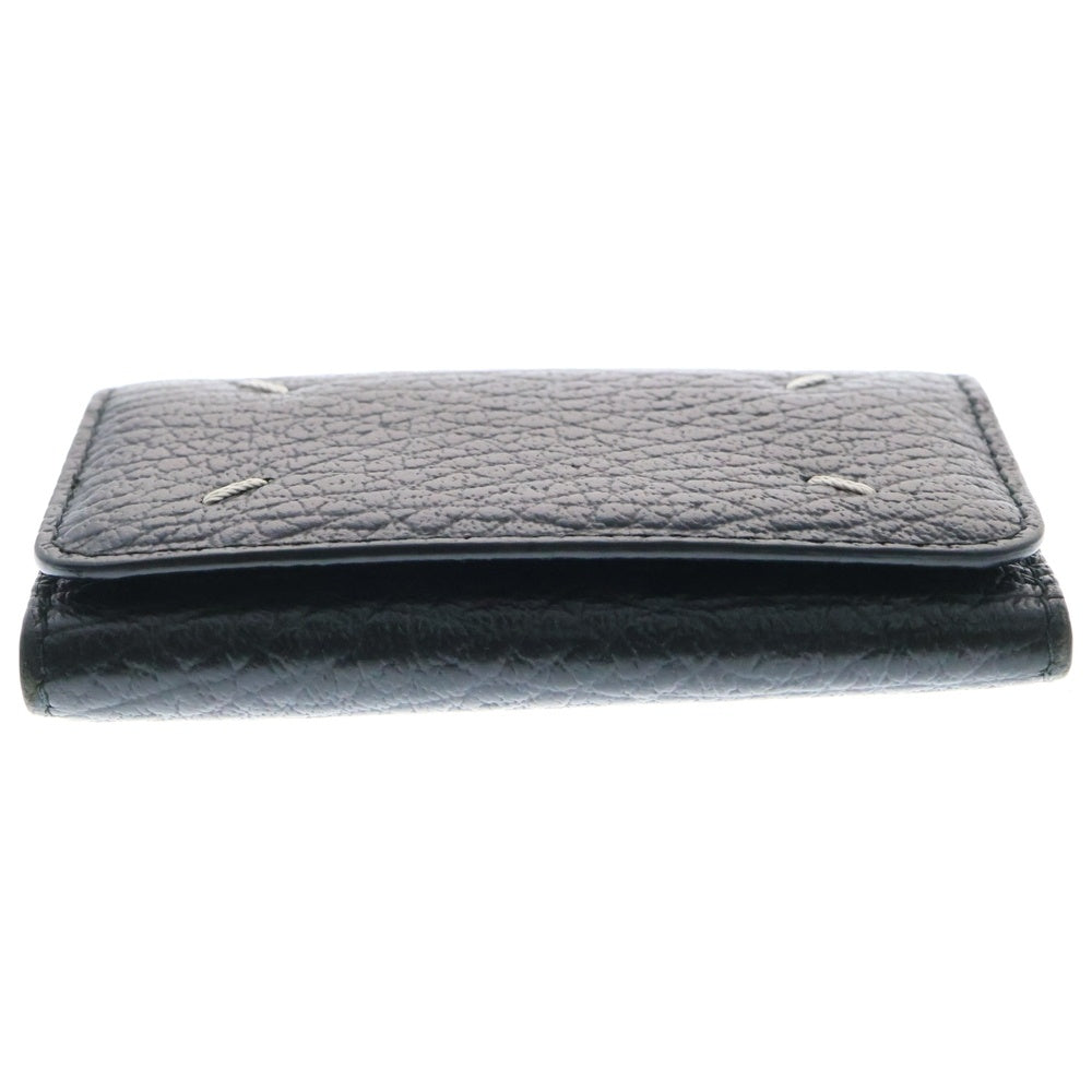 Maison Margiela(メゾンマルジェラ) 4ステッチ 6連キーホルダー レザーキーケース ブラック SA3UA0001 P4455 T8013
