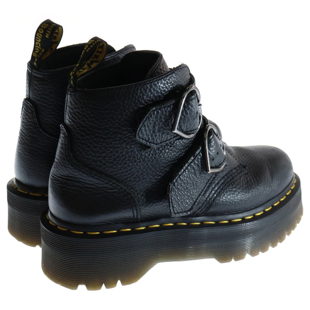 Dr.Martens(ドクターマーチン) DEVON HEART デボンハート レザーショートブーツ ブラック レディース
