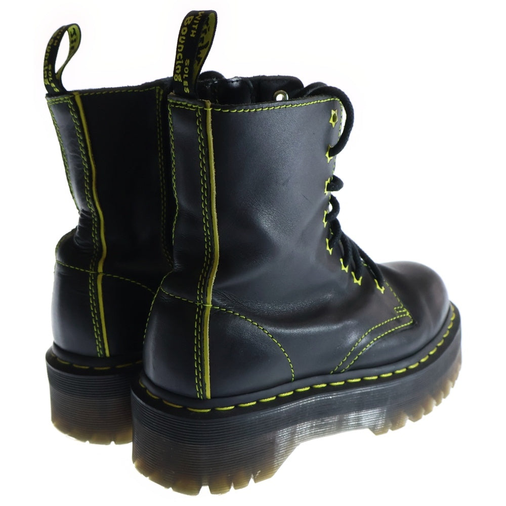 Dr.Martens(ドクターマーチン) JADON 2 STAR ジェイドンスター 8ホールレザーブーツ ブラック/イエロー レディース