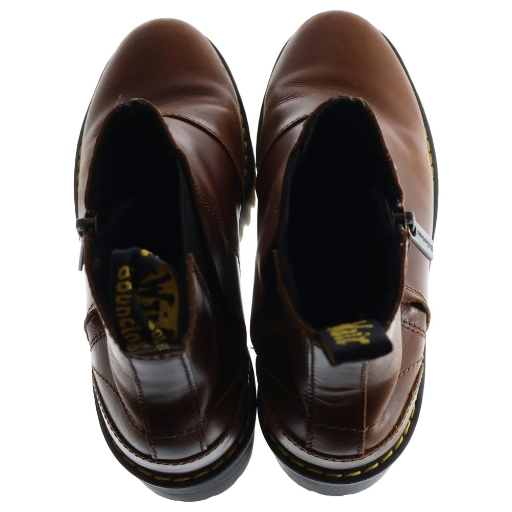 Dr.Martens(ドクターマーチン) ROMETTY 2 ロメッティ レザーショートブーツ ブラウン レディース