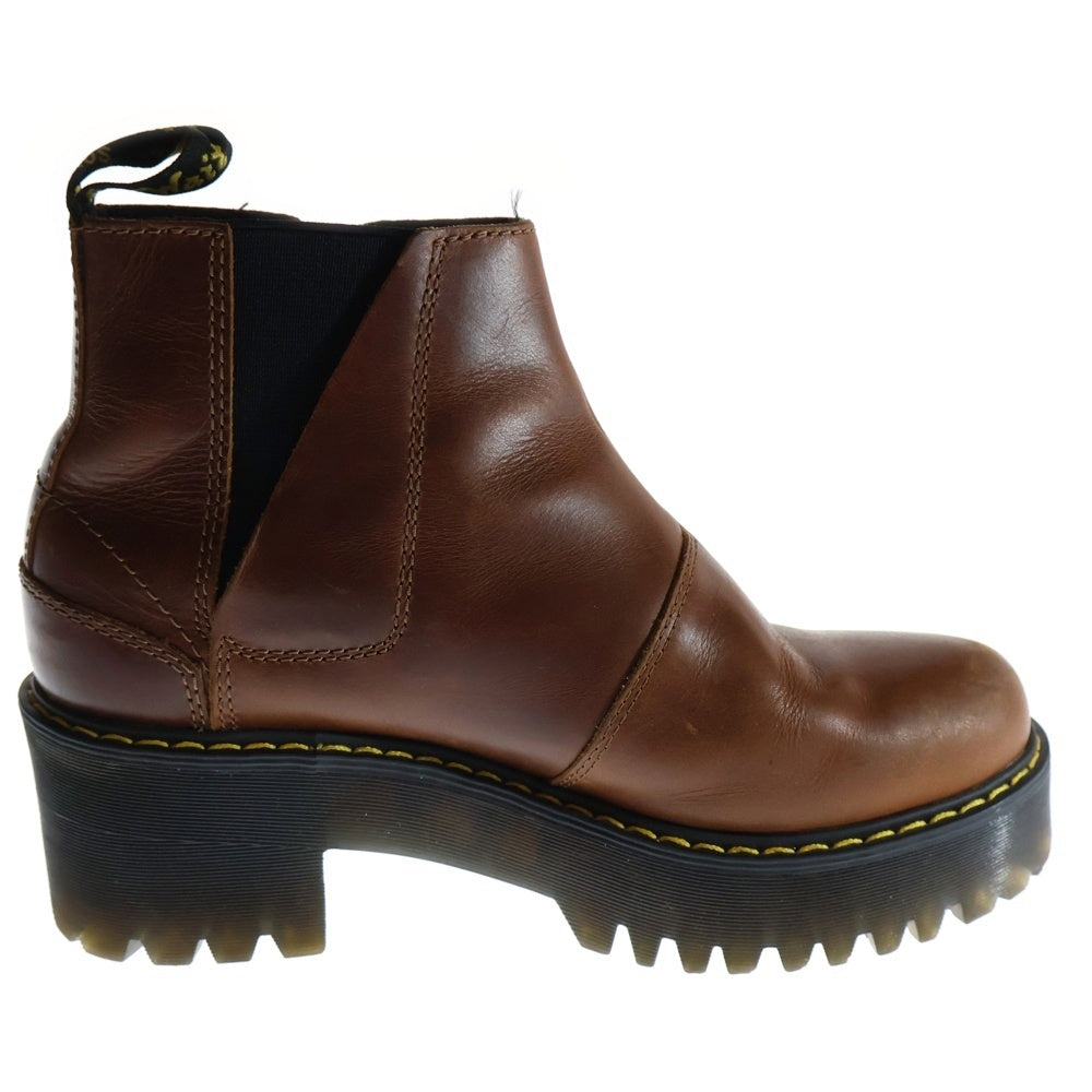 Dr.Martens(ドクターマーチン) ROMETTY 2 ロメッティ レザーショートブーツ ブラウン レディース