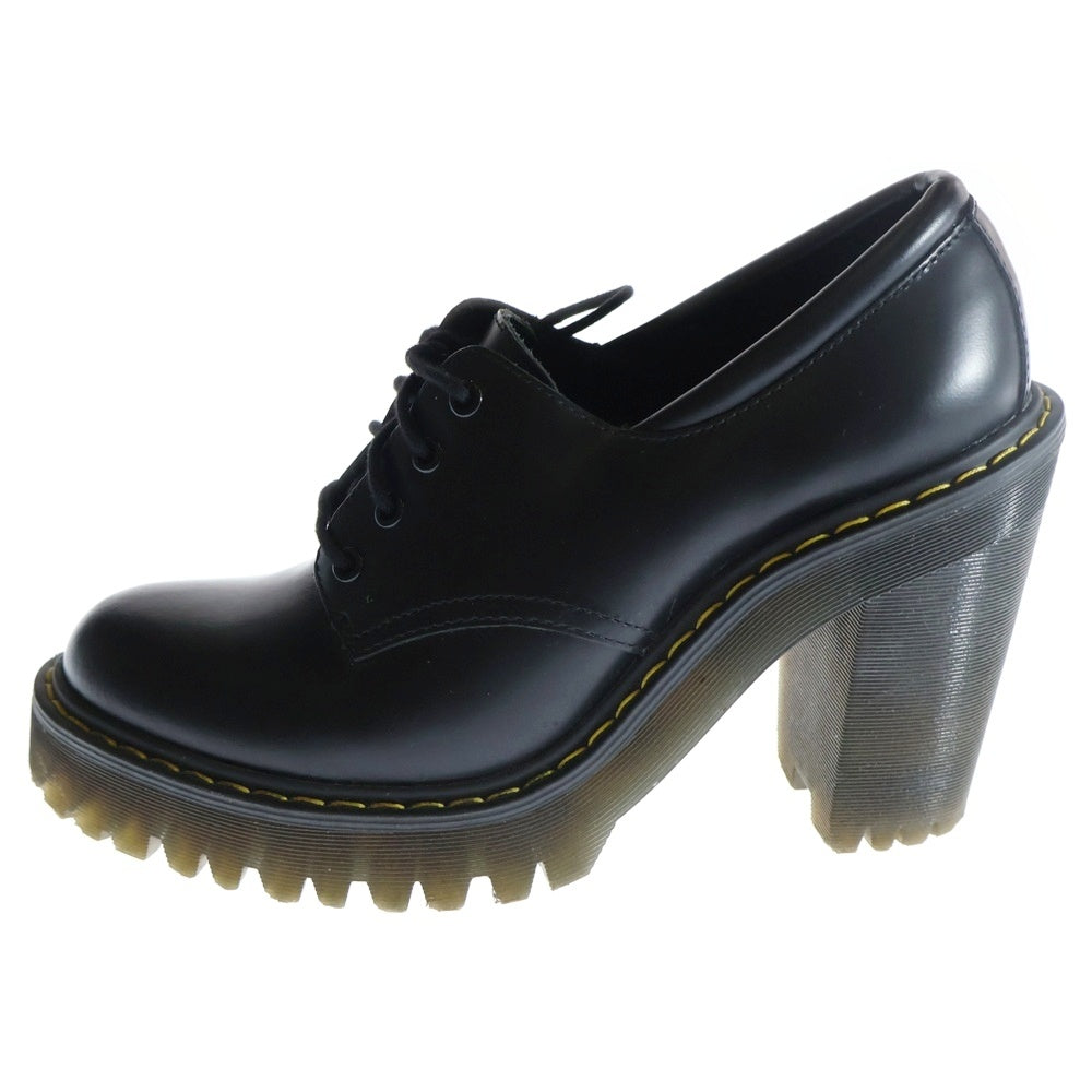 Dr.Martens(ドクターマーチン) SALOME レースアップレザーヒールブーツ ブラック レディース