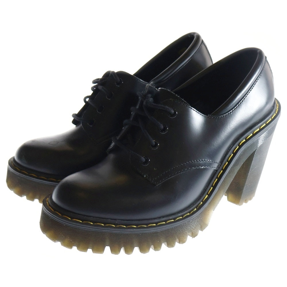 Dr.Martens(ドクターマーチン) SALOME レースアップレザーヒールブーツ ブラック レディース