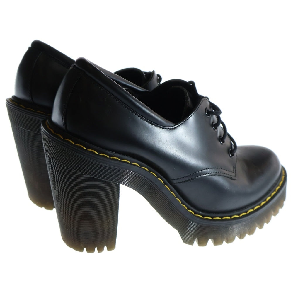 Dr.Martens(ドクターマーチン) SALOME レースアップレザーヒールブーツ ブラック レディース