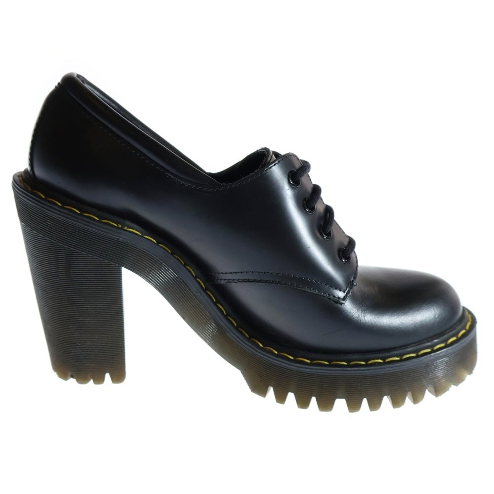 Dr.Martens(ドクターマーチン) SALOME レースアップレザーヒールブーツ ブラック レディース