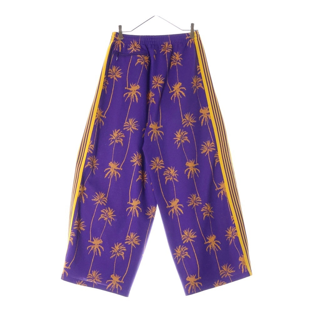 Needles(ニードルス) H.D.Track Pant - Poly Jacquard ヒザデルパンツ パープル QV1506