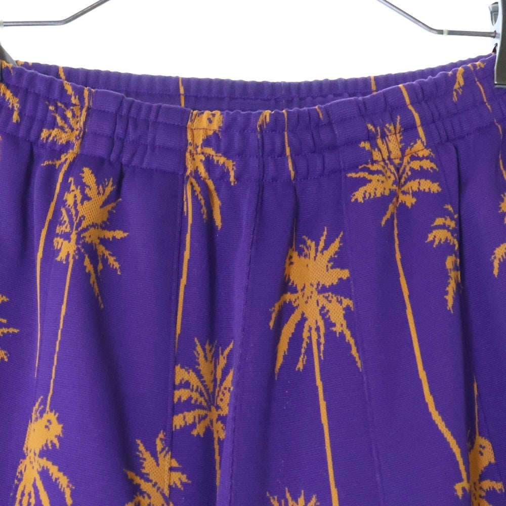 Needles(ニードルス) H.D.Track Pant - Poly Jacquard ヒザデルパンツ パープル QV1506