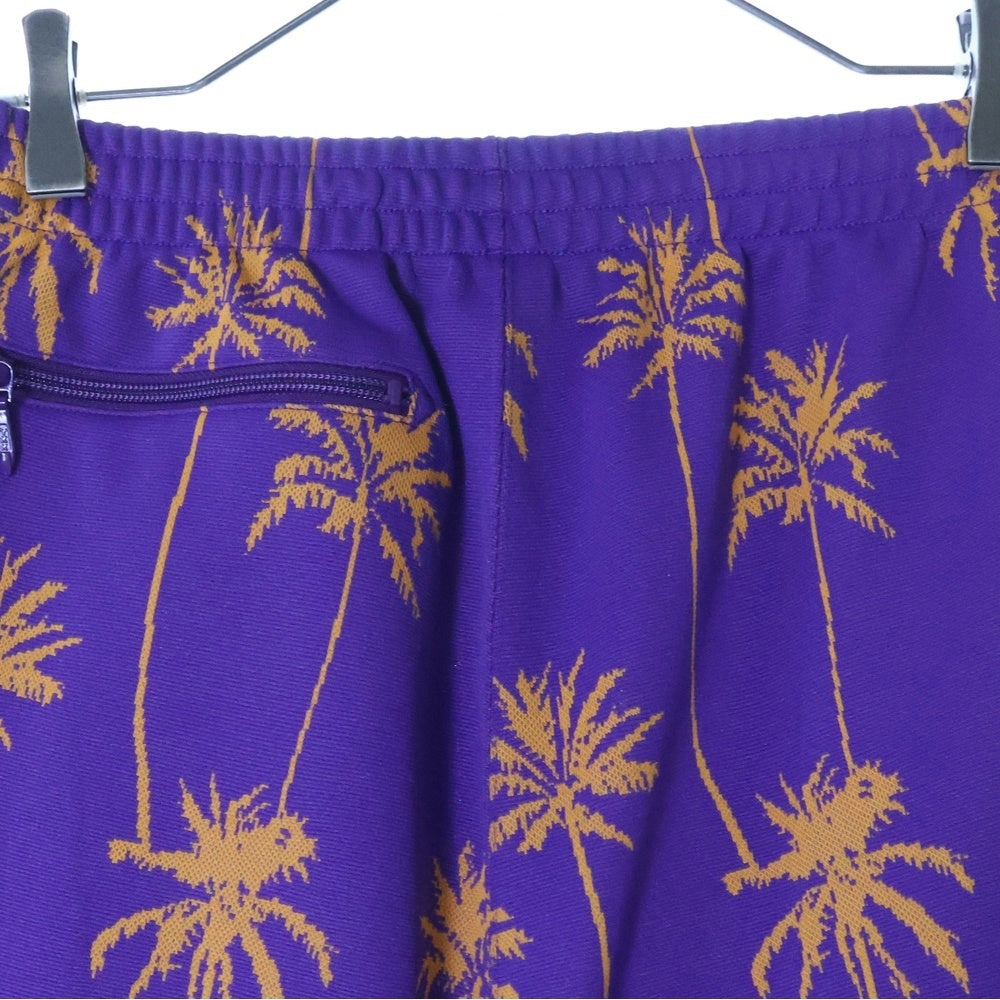 Needles(ニードルス) H.D.Track Pant - Poly Jacquard ヒザデルパンツ パープル QV1506