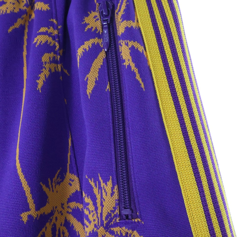 Needles(ニードルス) H.D.Track Pant - Poly Jacquard ヒザデルパンツ パープル QV1506