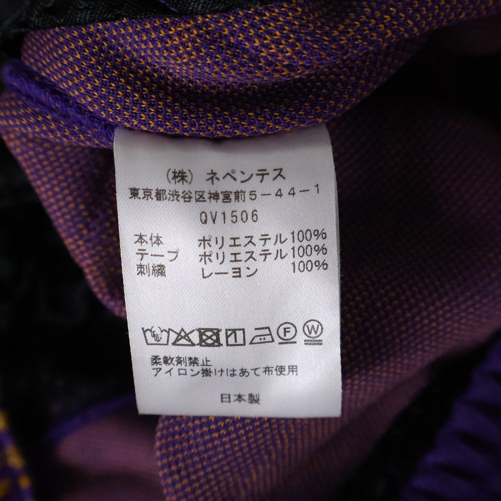 Needles(ニードルス) H.D.Track Pant - Poly Jacquard ヒザデルパンツ パープル QV1506
