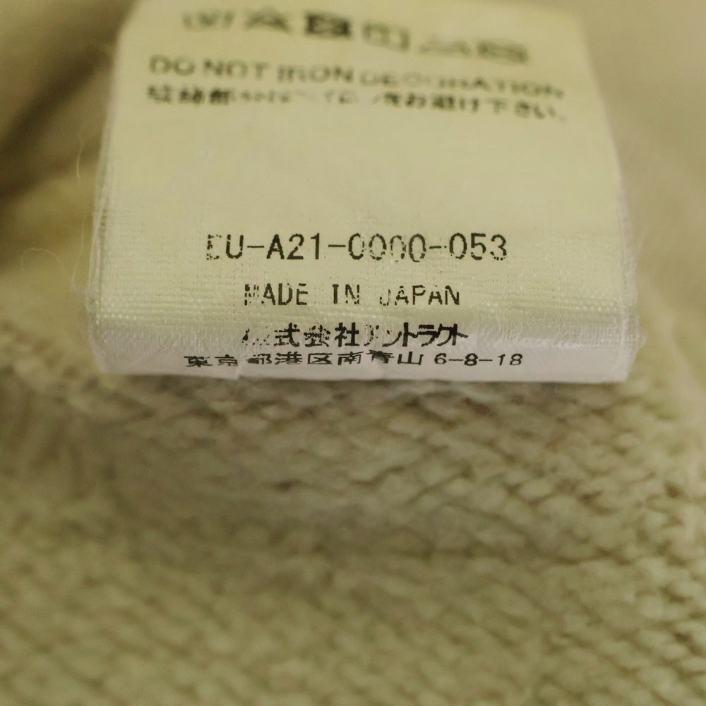 SAINT MICHAEL(セントマイケル) ×Emotionally Unavailable EU STM HOODIE EU-A21-0000-053 ×エモーショナリーアンベイラブル イーユー セントマイケル プルオーバーパーカー フーディ グレー