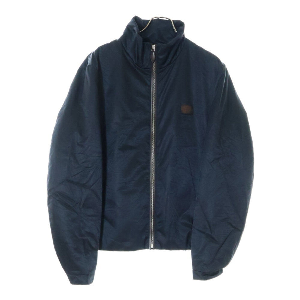 Berluti(ベルルッティ) スクリット ナイロン パッド入りライナー カリグラフィ フロントジップアップナイロンジャケット ブラック R270BL162-PAGV
