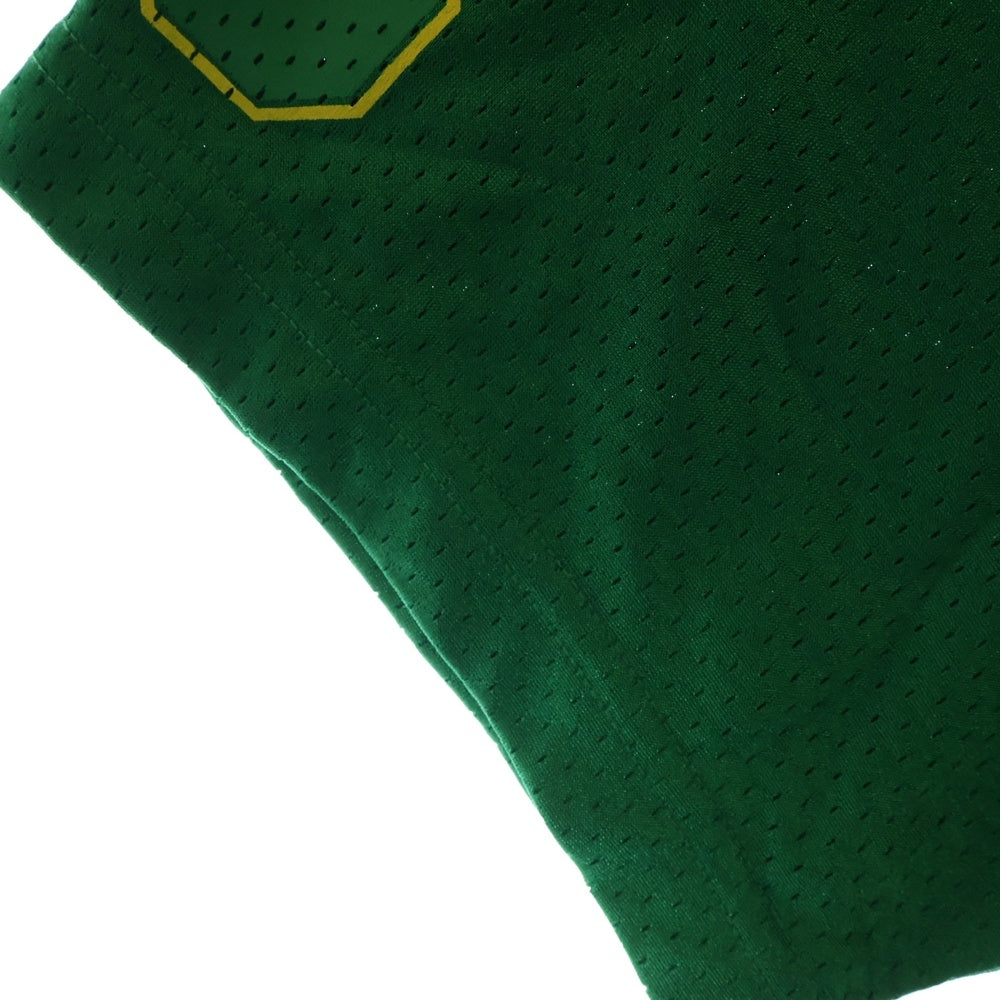 CHROME HEARTS(クロムハーツ) MESH WARM UP JERSEY CHプリントメッシュ半袖Tシャツカットソー グリーン