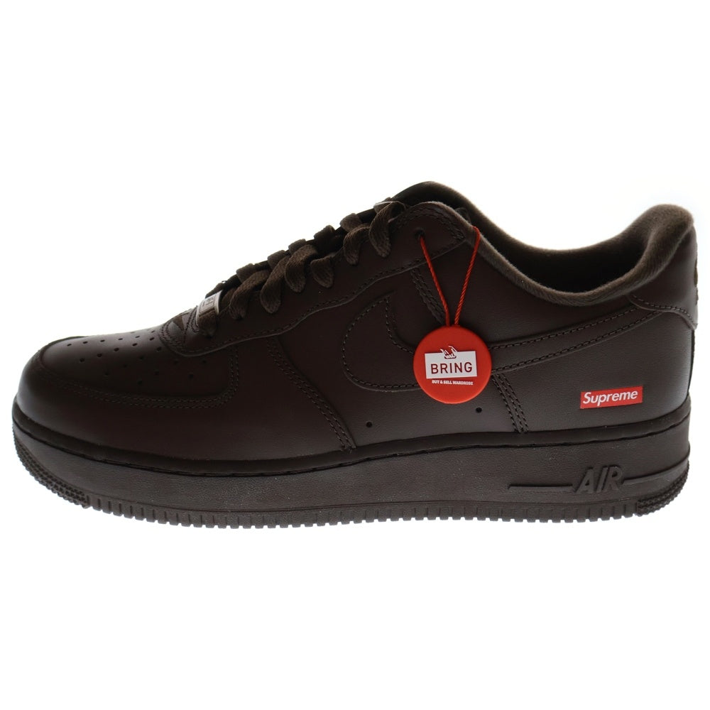 NIKE(ナイキ) 23AW×SUPREME AIR FORCE 1 LOW BAROQUE BROWN CU9225-200 シュプリーム エアフォース1 ローカットスニーカー シューズ ブラウン US9.5/27.5cm