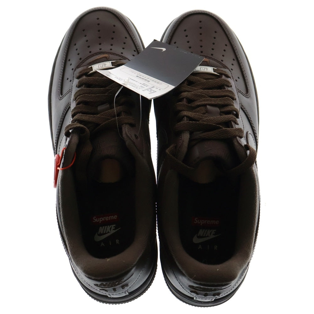 NIKE(ナイキ) 23AW×SUPREME AIR FORCE 1 LOW BAROQUE BROWN CU9225-200 シュプリーム エアフォース1 ローカットスニーカー シューズ ブラウン US9.5/27.5cm