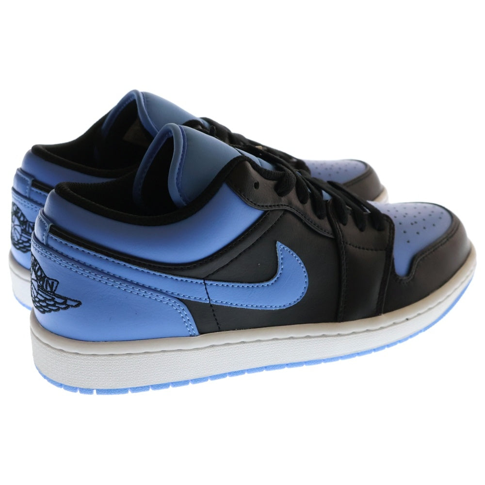 NIKE(ナイキ) AIR JORDAN 1 LOW UNIVERSITY BLUE 553558-041 エアジョーダン1 ローカットスニーカー シューズ ユニバーシティブルー ブラック/ブルー US9/27.0cm