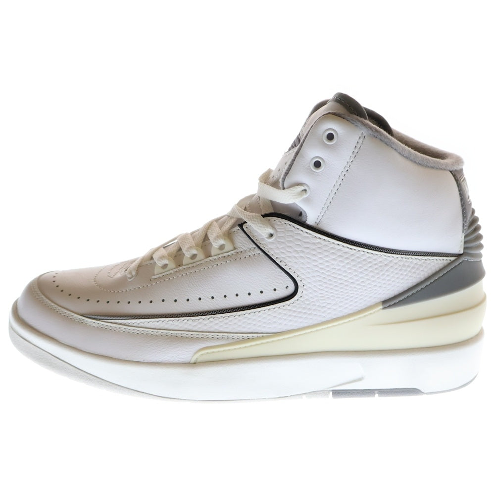NIKE(ナイキ) AIR JORDAN 2 WHITE AND CEMENT GREY DR8884-100 エアジョーダン2 ハイカットスニーカー シューズ ホワイト US9/27cm