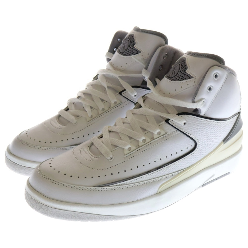NIKE(ナイキ) AIR JORDAN 2 WHITE AND CEMENT GREY DR8884-100 エアジョーダン2 ハイカットスニーカー シューズ ホワイト US9/27cm