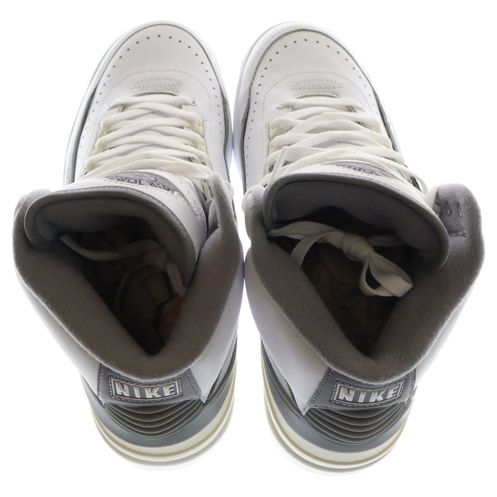 NIKE(ナイキ) AIR JORDAN 2 WHITE AND CEMENT GREY DR8884-100 エアジョーダン2 ハイカットスニーカー シューズ ホワイト US9/27cm
