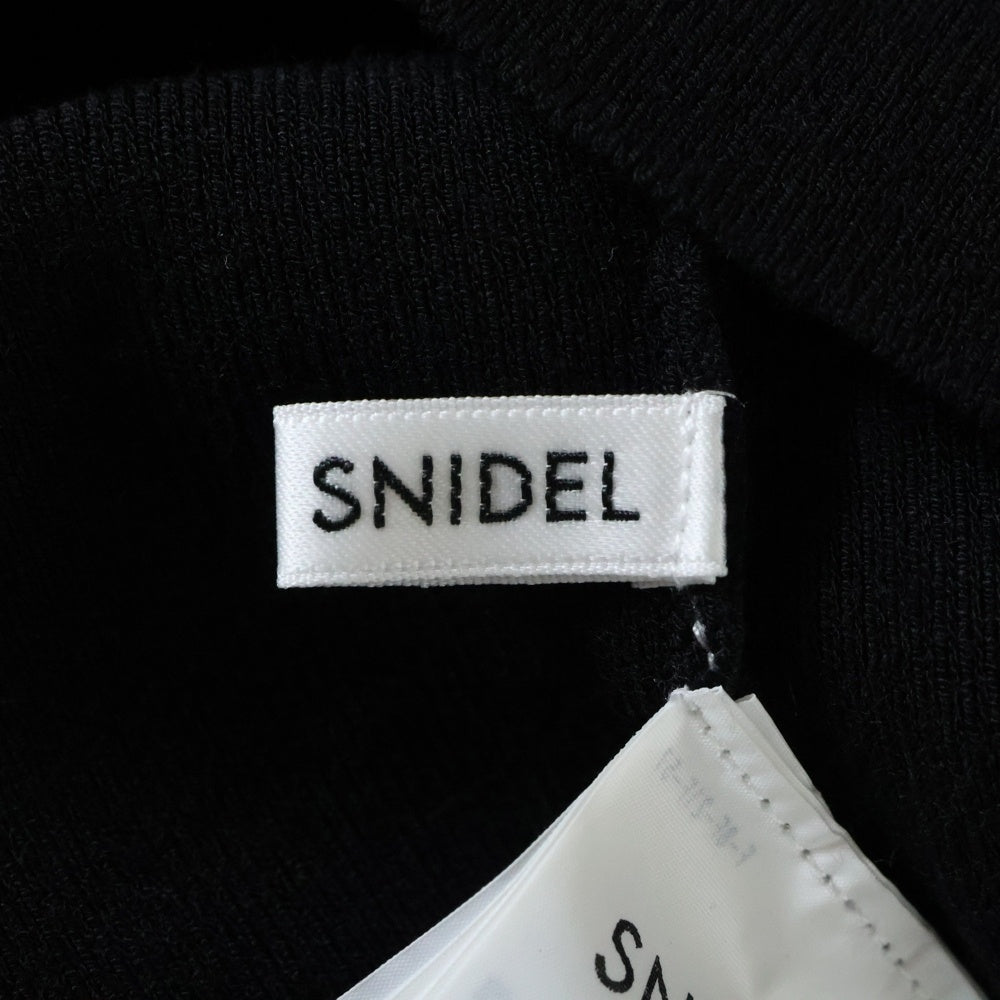 snidel(スナイデル) Susフリルニットプルオーバー ブラック レディース SWNT242013