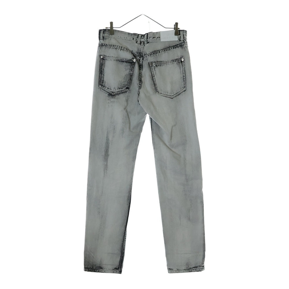 JOHN LAWRENCE SULLIVAN(ジョンローレンスサリバン) Bleached denim 5pocket pants 2A013-0323-38 ブリーチ デニムパンツ ジーンズ グレー