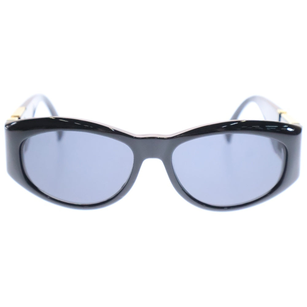 GIANNI VERSACE(ジャンニ ヴェルサーチ) MOD T24 COL 852 ロゴテンプル サングラス ブラック/ゴールド