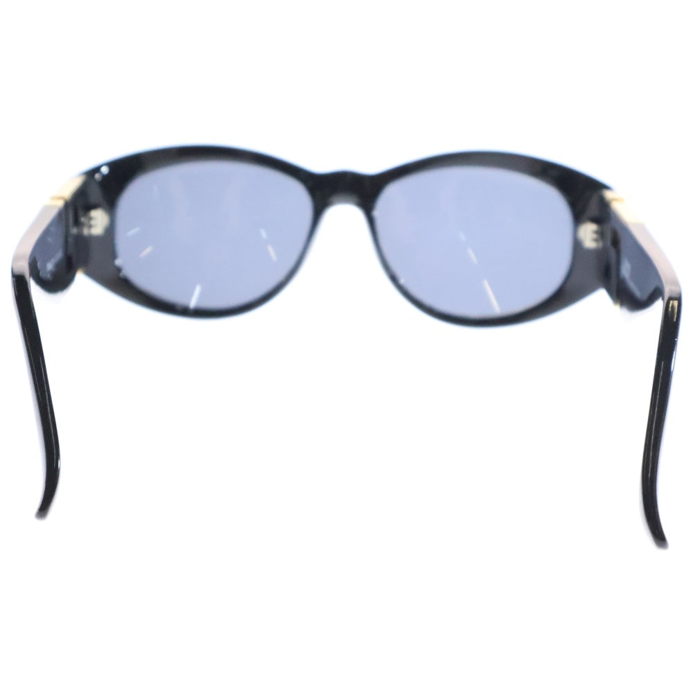 GIANNI VERSACE(ジャンニ ヴェルサーチ) MOD T24 COL 852 ロゴテンプル サングラス ブラック/ゴールド