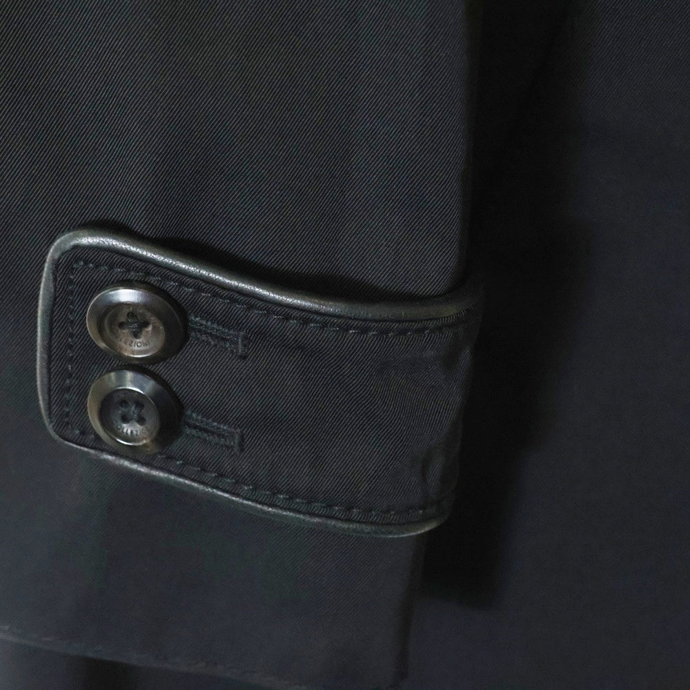 ARMANI COLLEZIONI(アルマーニ コレツィオーニ) ポリエステル ステンカラーコート ブラック HCW06-001 HCI19W