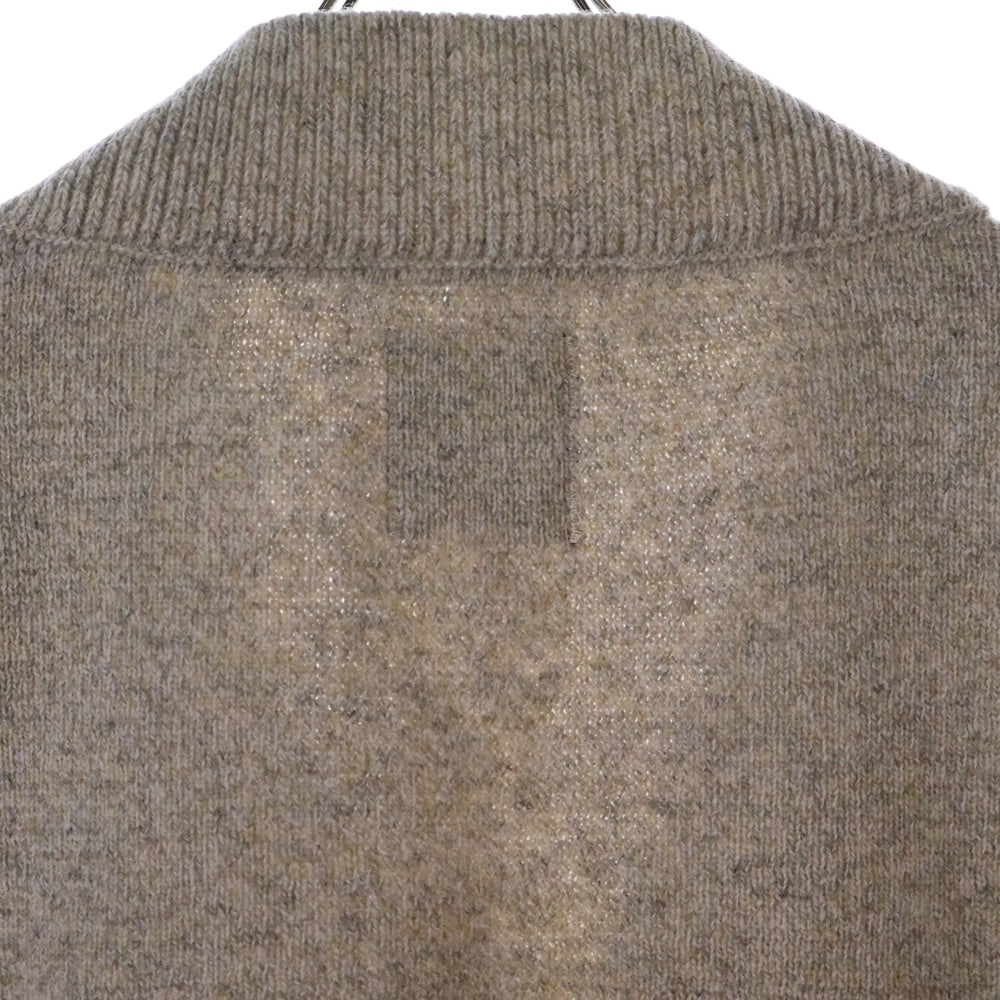 UNUSED(アンユーズド) 18AW US1497 7g v-neck knit LAMPO ZIPPER Vネック ジップ ニットセーター