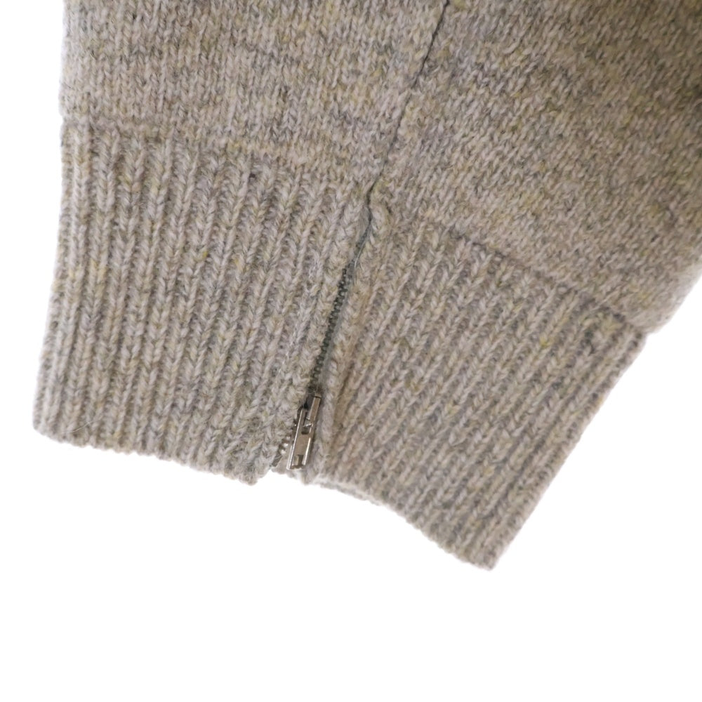 UNUSED(アンユーズド) 18AW US1497 7g v-neck knit LAMPO ZIPPER Vネック ジップ ニットセーター