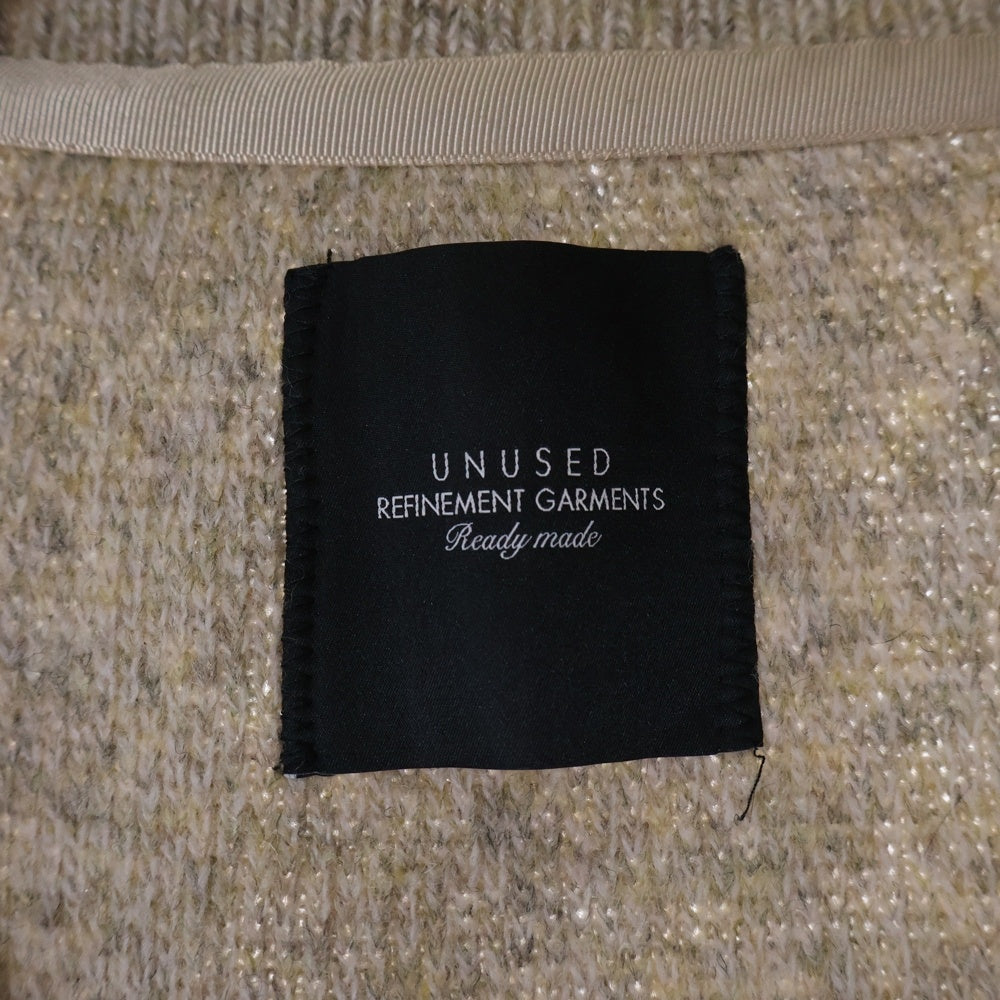UNUSED(アンユーズド) 18AW US1497 7g v-neck knit LAMPO ZIPPER Vネック ジップ ニットセーター