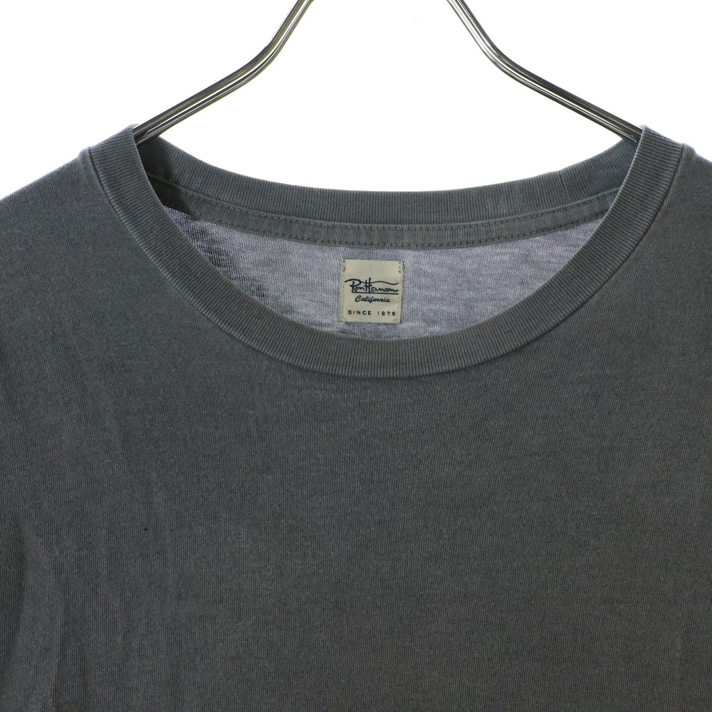 RON HERMAN(ロンハーマン) Pigment Dye Tee 顔料染め オーバーサイズ クルーネック半袖Tシャツカットソー グレー 3520900014