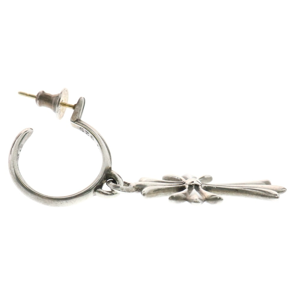 CHROME HEARTS(クロムハーツ) TINY CH CROSS タイニーCHクロス フープピアス シルバー BCA115