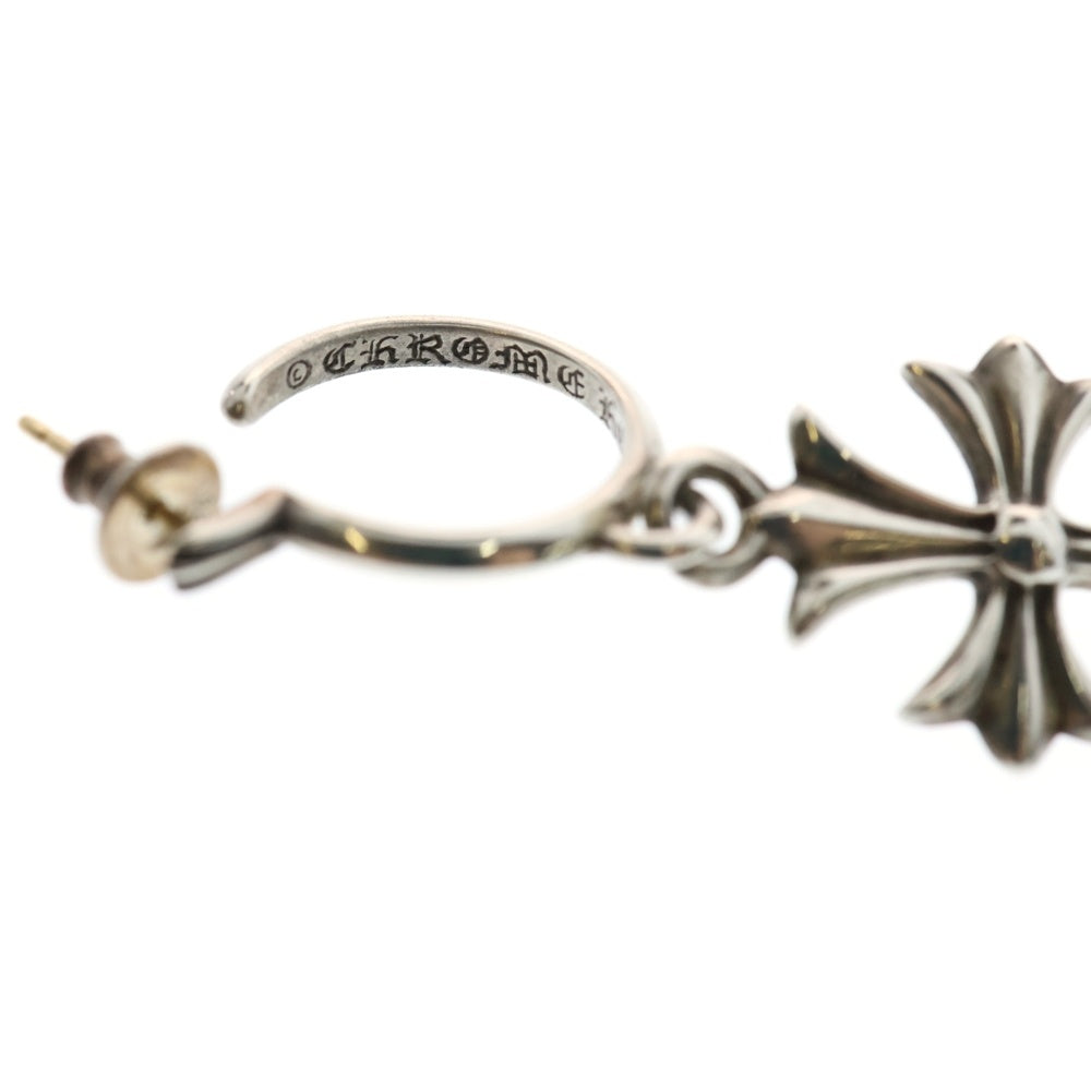 CHROME HEARTS(クロムハーツ) TINY CH CROSS タイニーCHクロス フープピアス シルバー BCA115