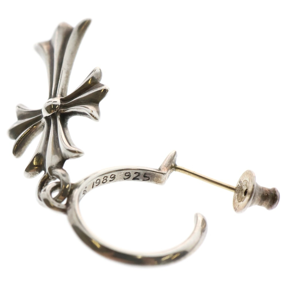 CHROME HEARTS(クロムハーツ) TINY CH CROSS タイニーCHクロス フープピアス シルバー BCA115